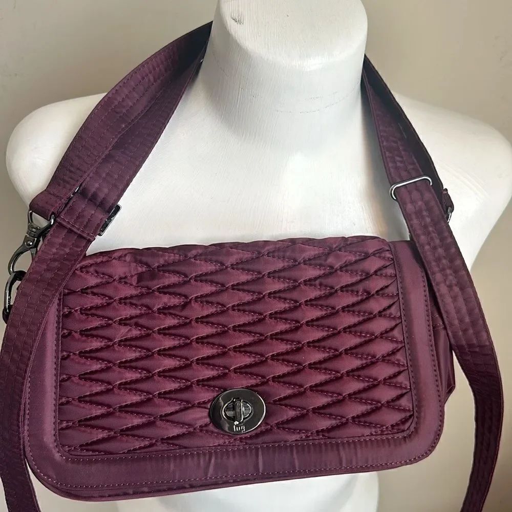 LUG Allegro Wine Crossbody Bag